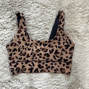 IVL collective leopard sports bra.